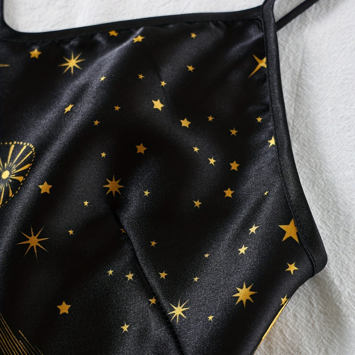 Wholesale European and American Style Imitation Silk Nightgown Black Homewear Four-Piece Set Fashionable Comfortable Lace Trim Pajama Set for Women