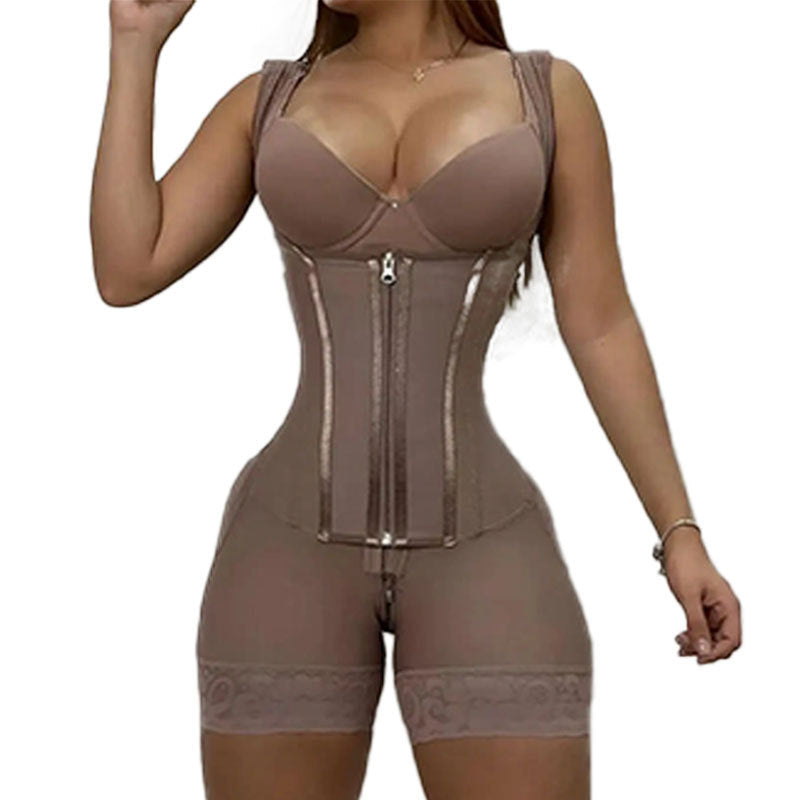 Plus-size high-waisted body shaper for fat women, waist - cinching, tight - fitting, body - shaping and slimming underwear