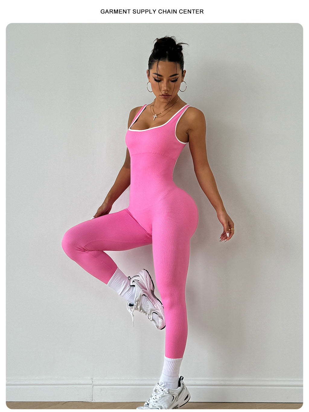 Women's Seamless One-Piece Sports Leggings with Open Back, Sleeveless Tight Butt-Lifting Quick-Dry Yoga Bodysuit