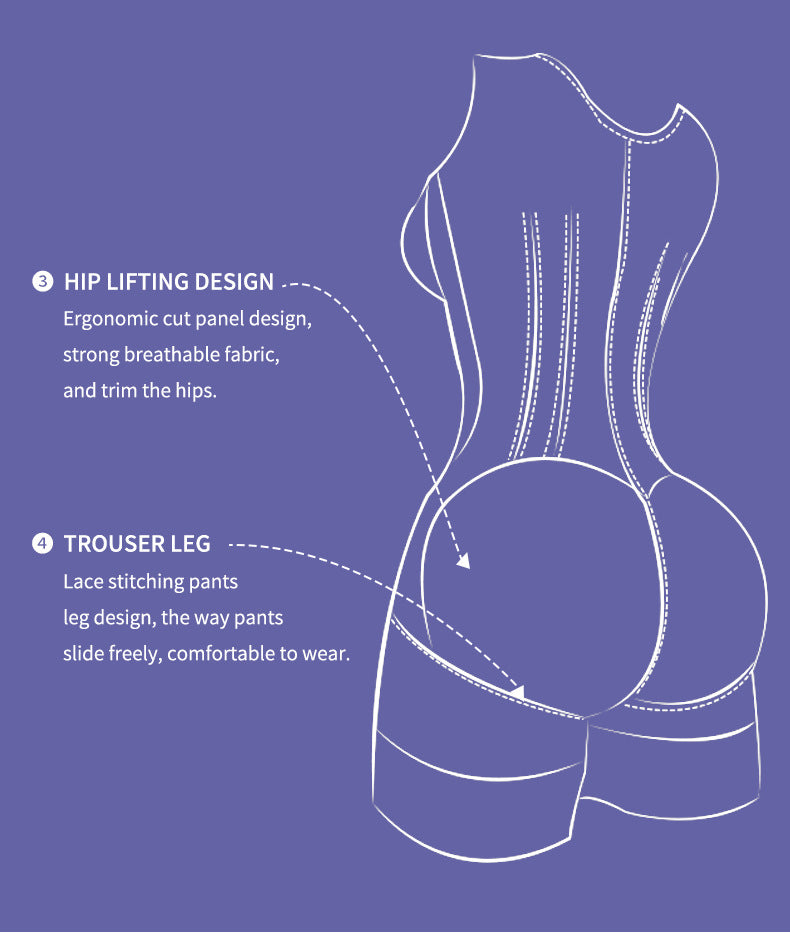 Plus-size high-waisted body shaper for fat women, waist - cinching, tight - fitting, body - shaping and slimming underwear
