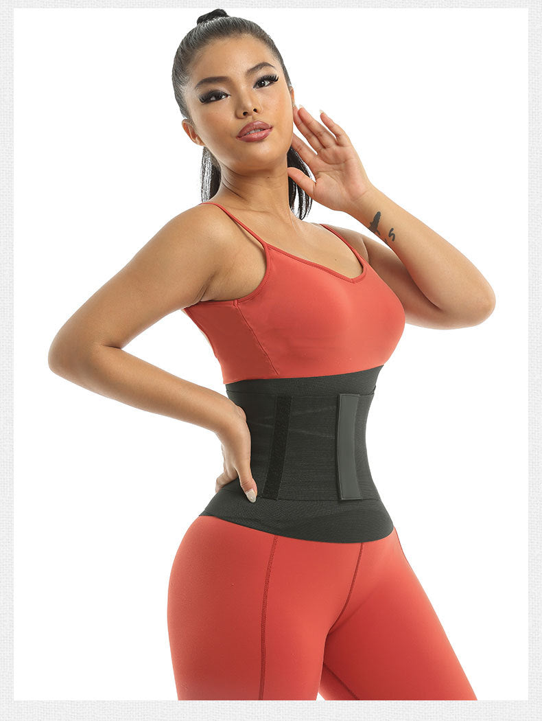 Detachable strap tight waist trainer, tummy control belt for sports shaping, zipper waist clip, waist support, body shaper for women