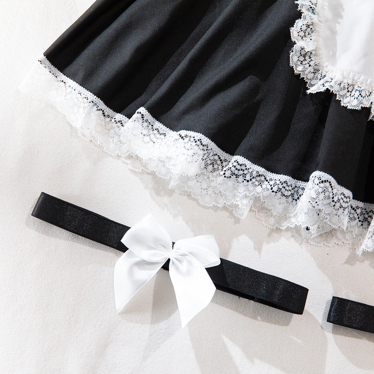 Sexy Strap Temptation Maid Costume, Cosplay Uniform Set