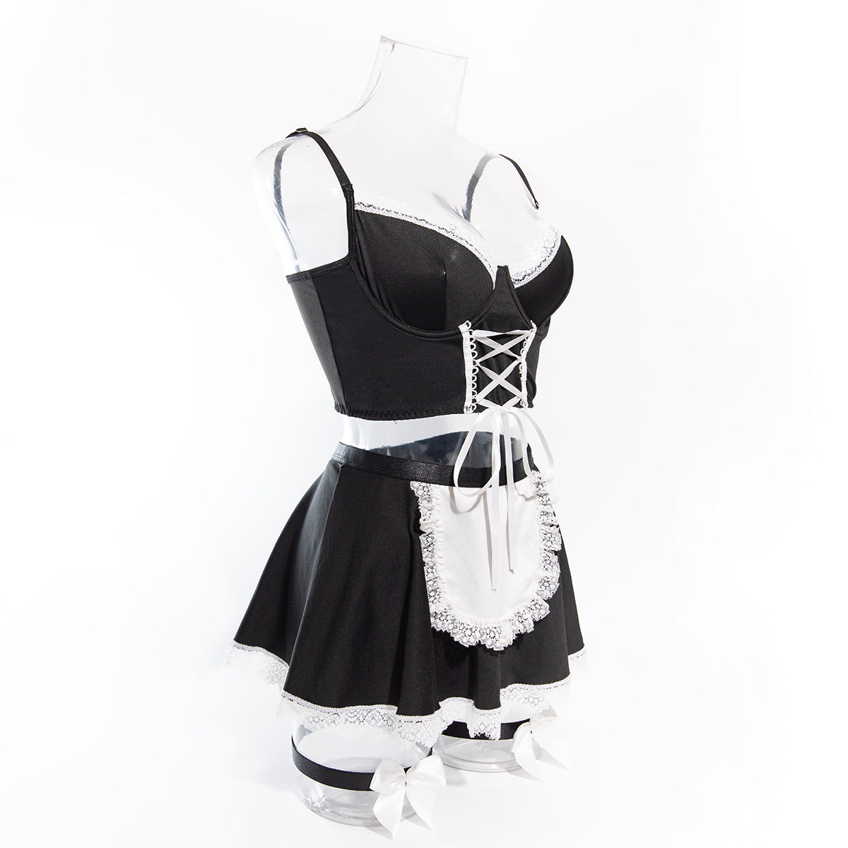Sexy Strap Temptation Maid Costume, Cosplay Uniform Set