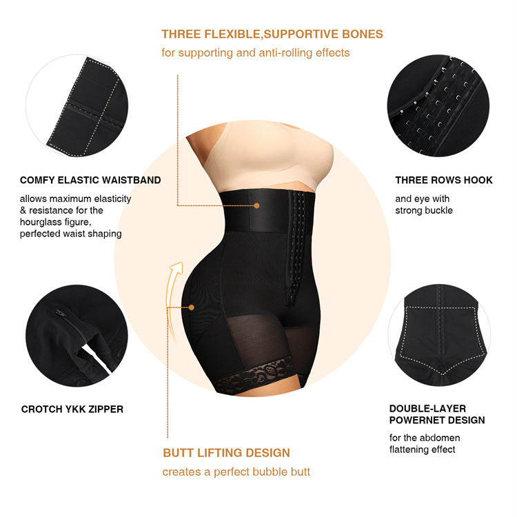 Women's Plus Size High Waist Shaping Pants, Body Shaping Sports Tummy Control Pants, Tight Waist Lifting Pants S-XXXL